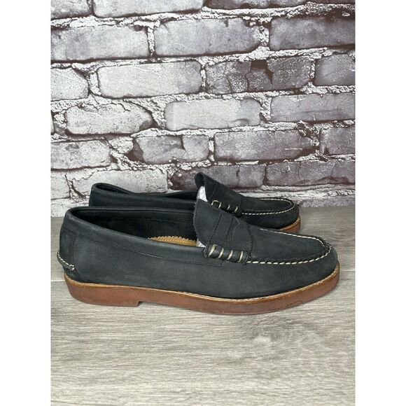 G.H. Bass & Co Weejuns Waldo Navy Leather Penny Loafers Shoes Men Sz 10D US/43EU - Picture 12 of 16